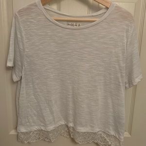 Abercrombie & Fitch Top w/ Laced Bottom sz M
